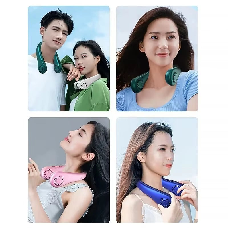 Portable Bladeless Air Cooling Neck Fan