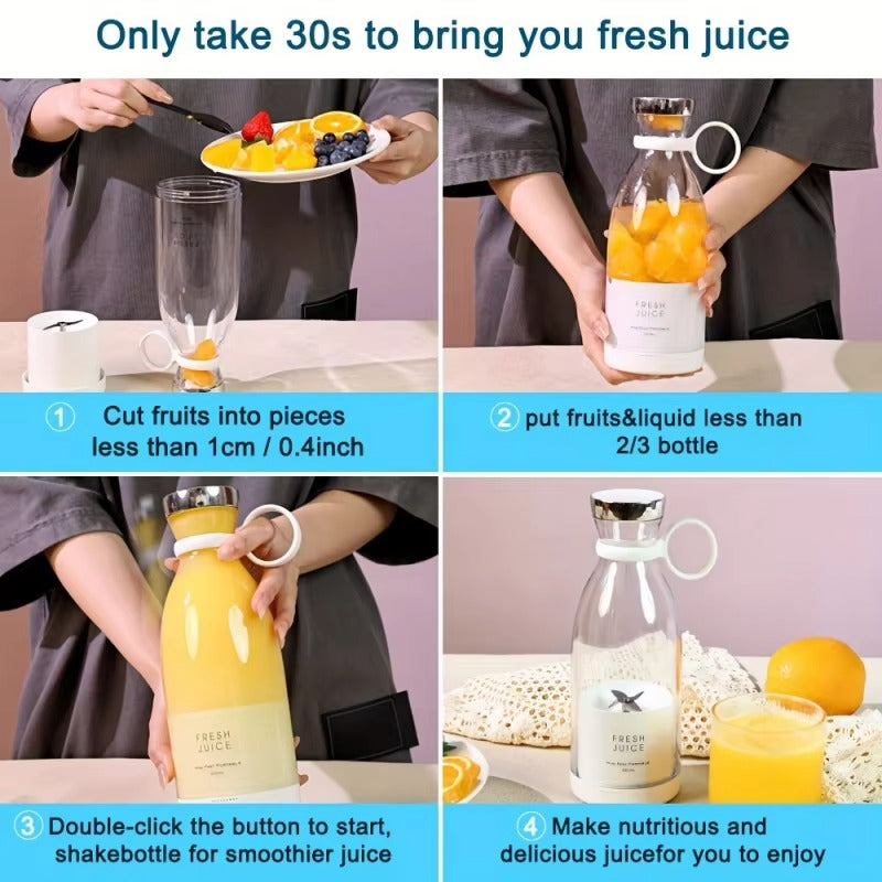 350ML Electric Juicer Blender Mixer USB